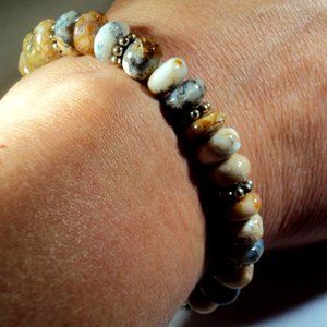 Multi Agate & Sterling Silver Reiki Infused